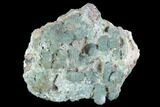Green Heulandite Crystal Cluster - India #91318-1